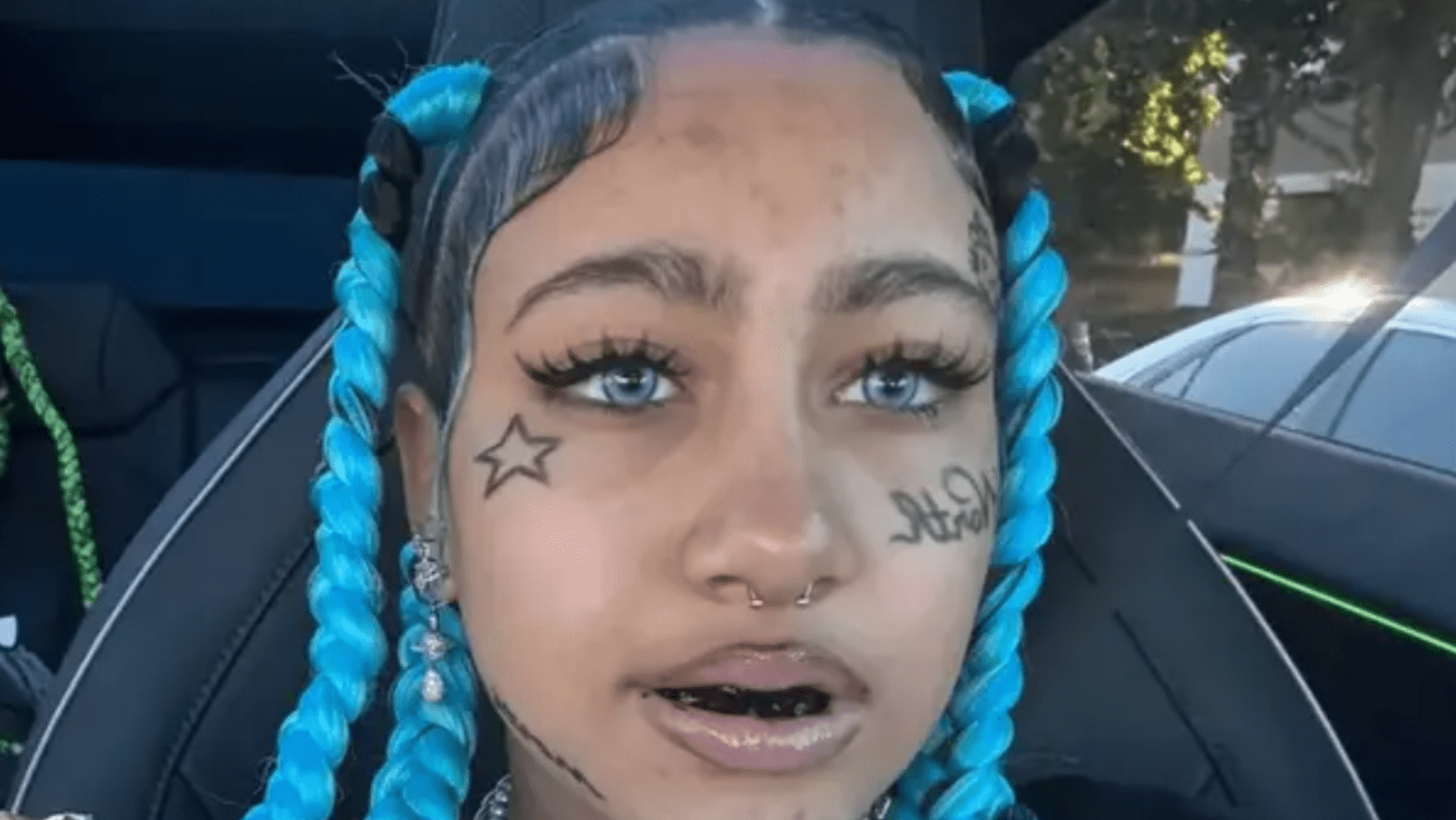 Kim Kardashian’s Daughter North West Shocks Fans With Face Tattoos and Piercings at Just 12